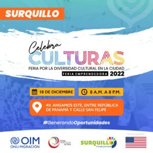 Banner celebra culturas de OIM