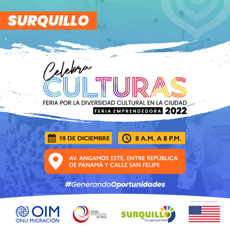 Banner celebra culturas de OIM
